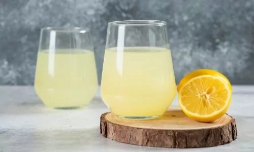 lemon water in hindi