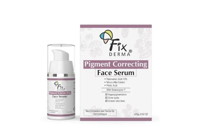 fixderma pigment correcting face serums 