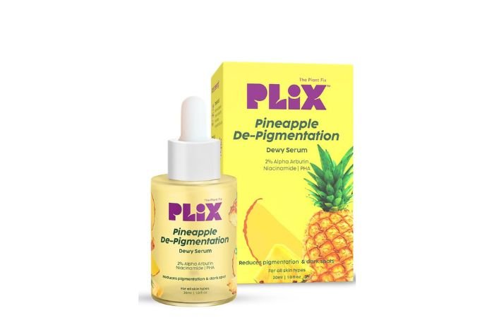 plix pineapple de-pigmentation dewy face serum